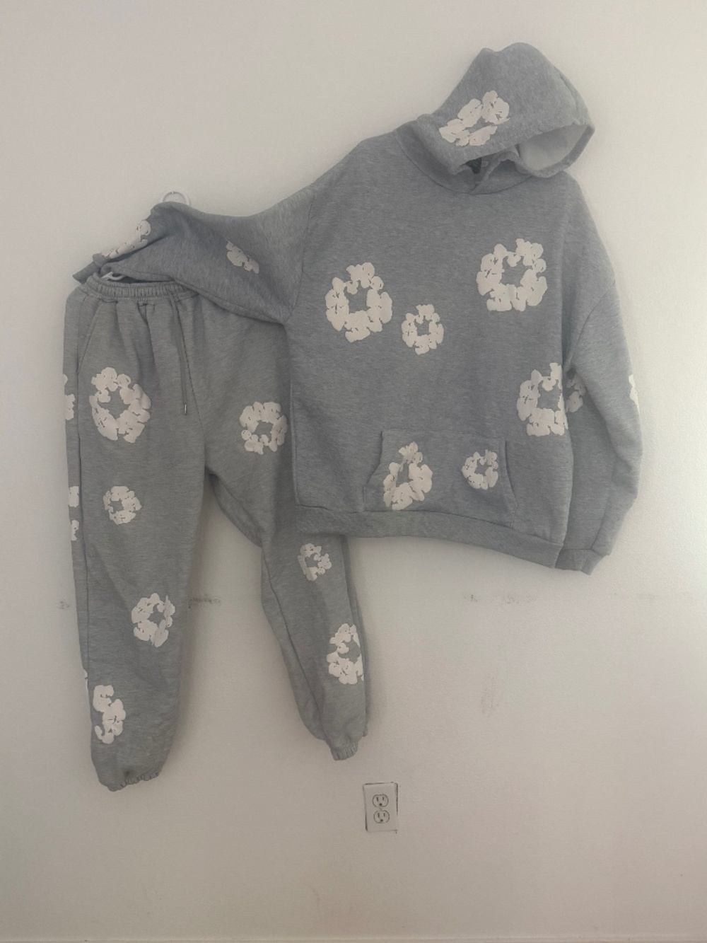 Sweat pants and hoodie